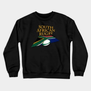 South African Rugby & South Africa Flag Crewneck Sweatshirt